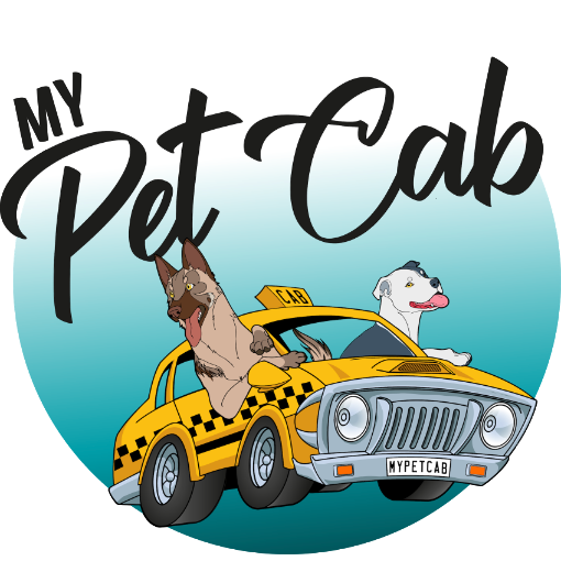 Creative Dog Logo Design My Pet Cab logo Creative Dog Logo Design My Pet Cab logo