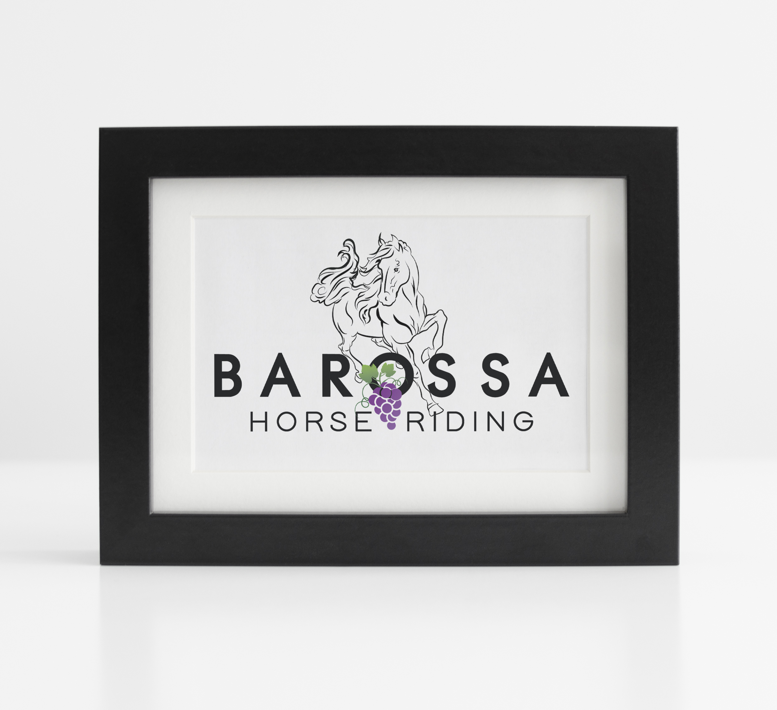 Barossa horse riding - New logo after redesign