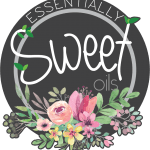 Floral logo design for essential oils brand