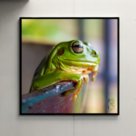 print mockup of one of the frog photos