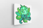 Tentakitty canvas print V2 mockup