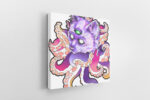 Tentakitty canvas print V1 mockup