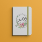 Floral logo design for essential oils brand