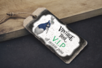 Vintage Trail VIP pass mockup