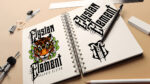 Elysian Element Vector Logo design-sketchbook