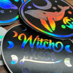 Handcrafted Holographic Vinyl Decals