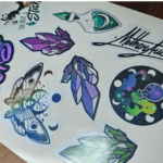 Handcrafted Holographic Vinyl Decals