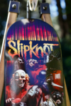 custom designed vinyl-wrapped skateboard by Janelle Hickson