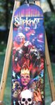 custom designed vinyl-wrapped skateboard by Janelle Hickson